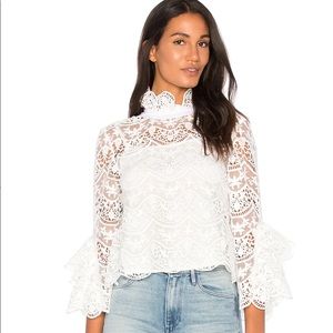 Revolve Lace Blouse